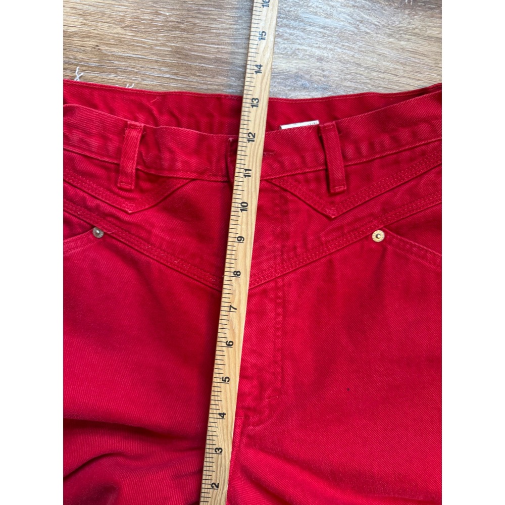 Vintage Roper Red High Waisted Western Jeans Straight Leg Made in USA Size 13 - Picture 4 of 11